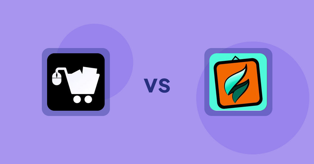 Shopify Product Display Apps: LM Add To Cart Sticky vs SMART - Art Product Builder