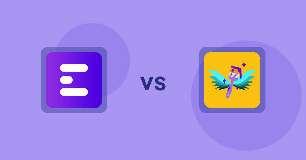 Shopify Product Display Apps: ANG Extra Menu vs Badgfly ‑ Product Personalizer
