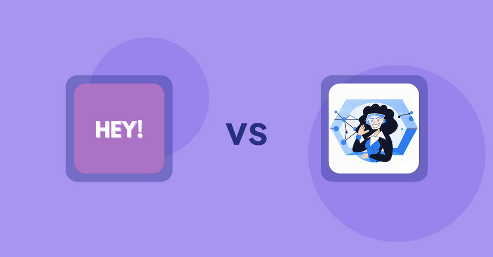 Shopify Product Display Apps: Hey! Product Page Banner & Text vs Eva AI: Optimize Descriptions