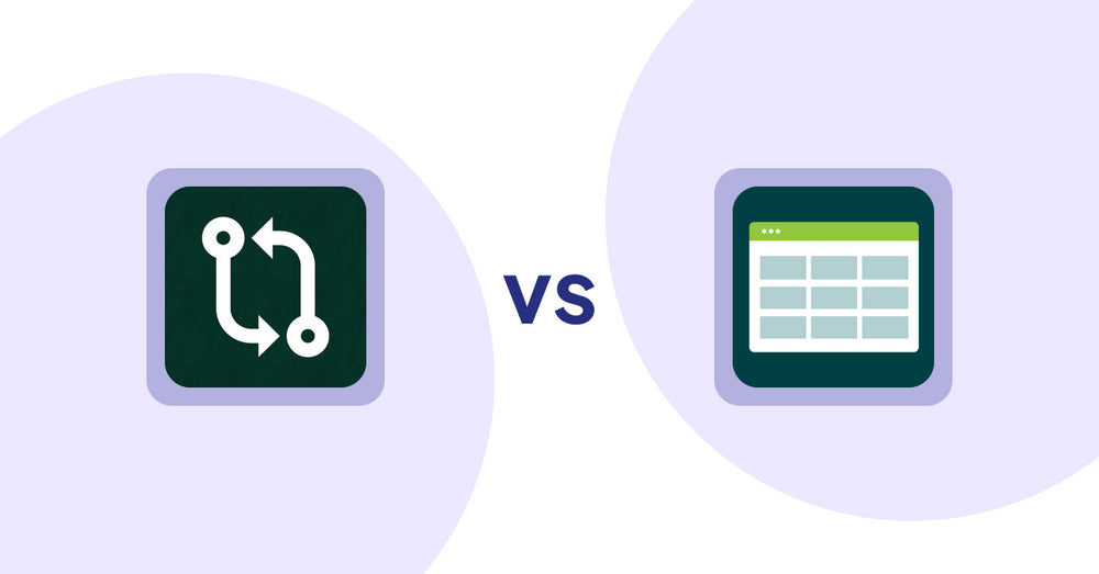 Shopify Product Display Apps: Compareder ‑ Product Compare vs Product Table