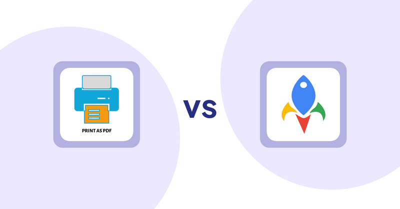 Shopify Product Display Apps: LitPDP ‑ Print as PDF vs Jedi Back In Stock Admin Alert
