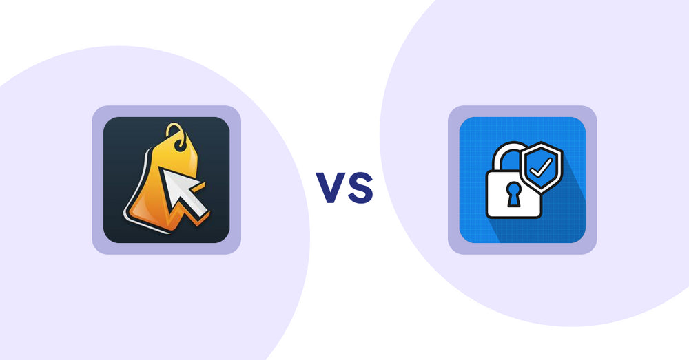 Shopify Product Display Apps: Iconic: Product Features vs B2B Essential Locks