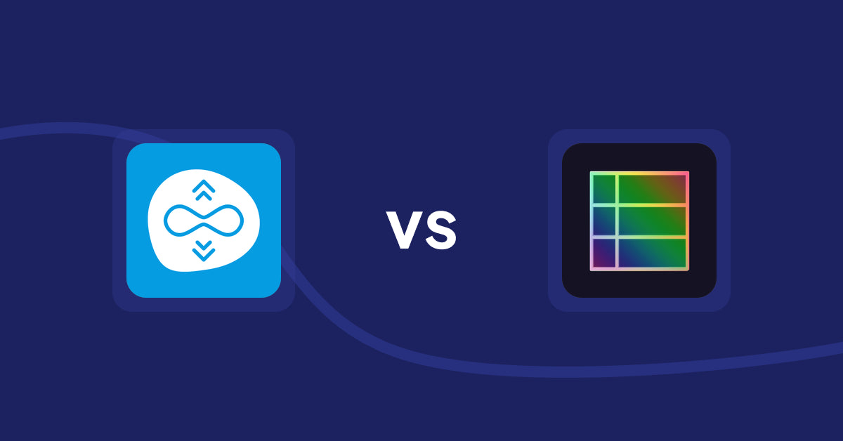 Shopify Product Display Apps: Scroll Freely: Infinite Scroll vs. TableFlow Specification Table