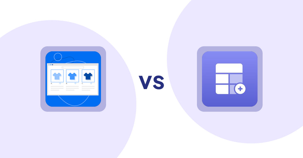 Shopify Product Display Apps: Hura Product Showcase Builder vs Eazy Specification Tags Table