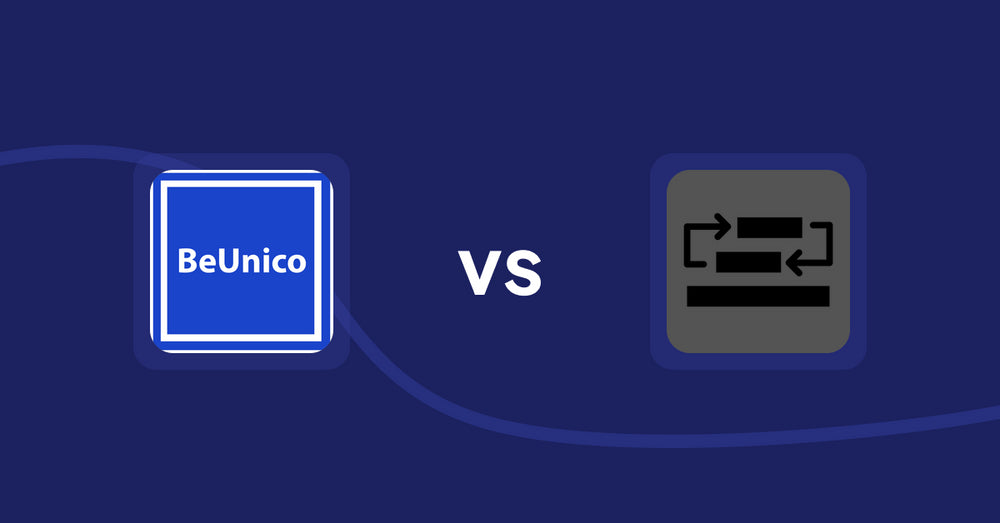 Shopify Product Display Apps: BeUnico vs Sortyfi Collection Merchandise