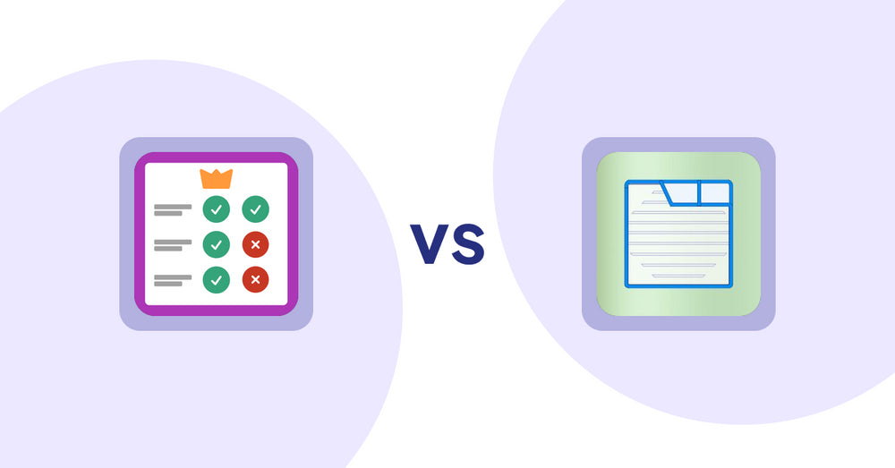 Shopify Product Display Apps: Pretty Comparison Tables vs. Ecom Product Descriptions