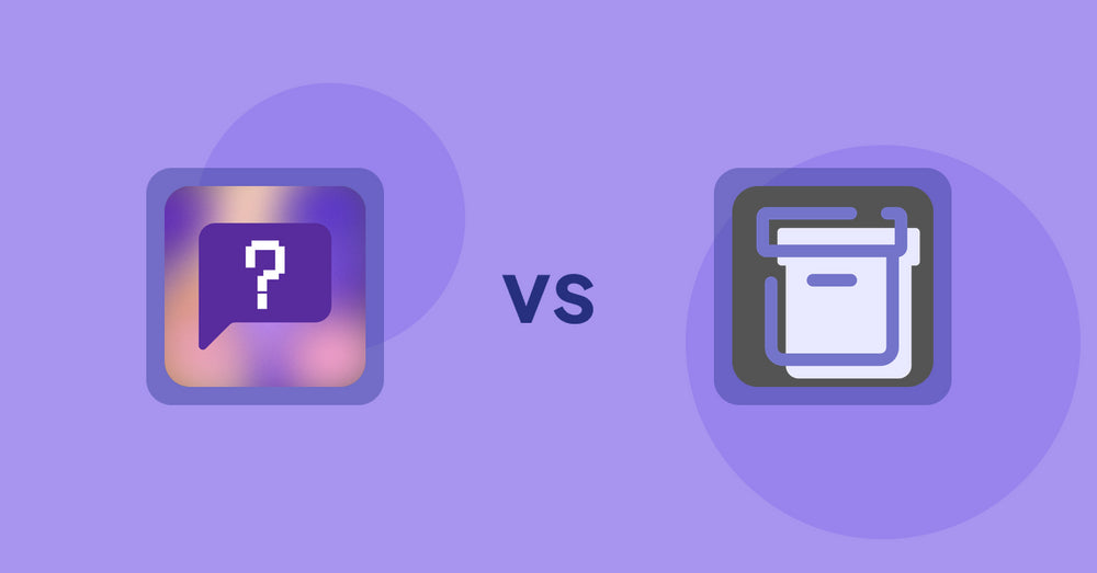 Shopify Product Display Apps: FAQbucket ‑ Help Center & FAQ vs Shelfify