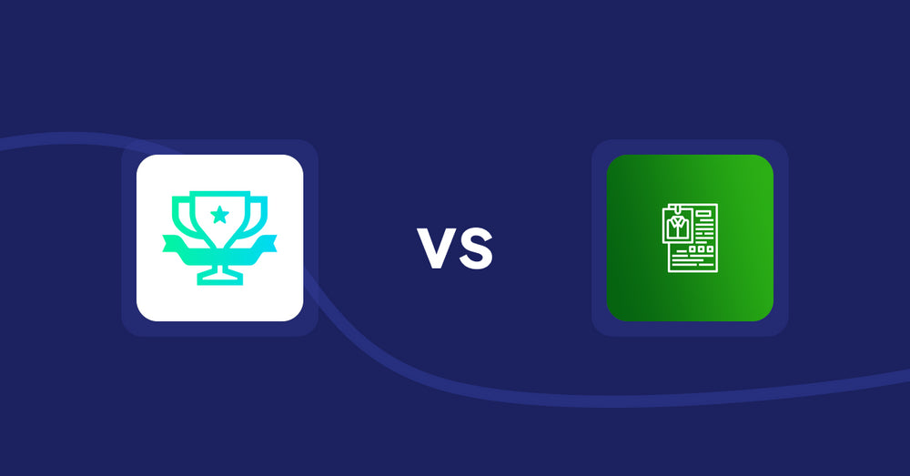 Shopify Product Display Apps: らくらくランキング表示アプリ｜リテリア Ranking vs. OC Product Size Chart