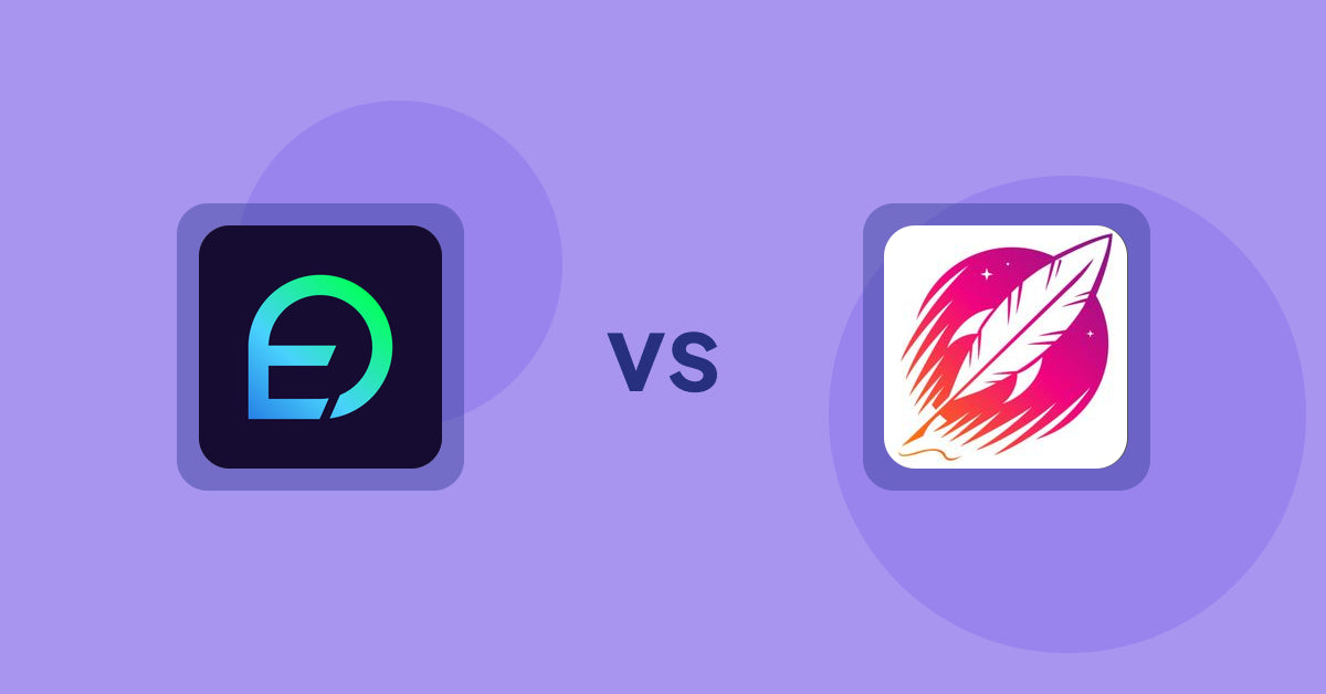 Shopify Product Display Apps: EasyDisplay: Product Showcase vs Wordsmith: Content Generator