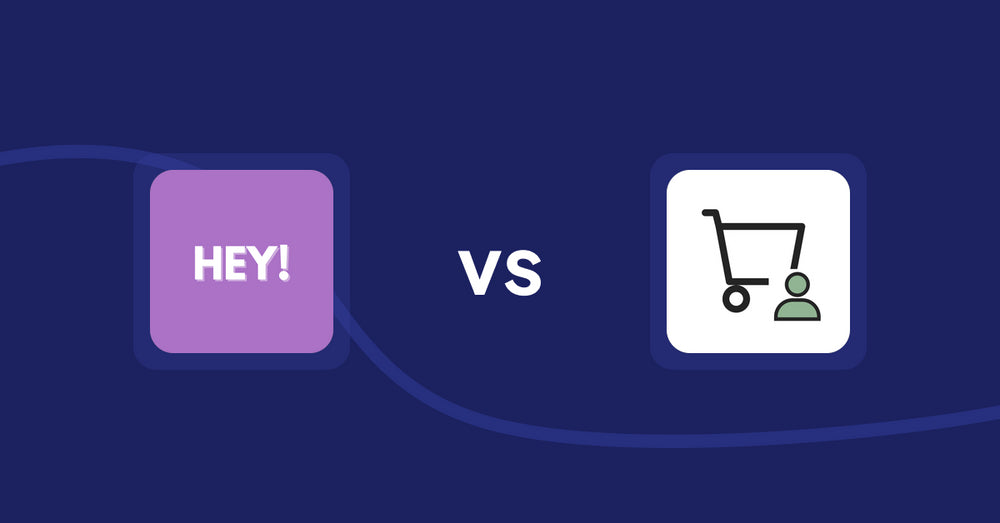 Shopify Product Display Apps: Hey! Product Page Banner & Text vs. シンプル会員注文割引｜お手軽ログインセール設定