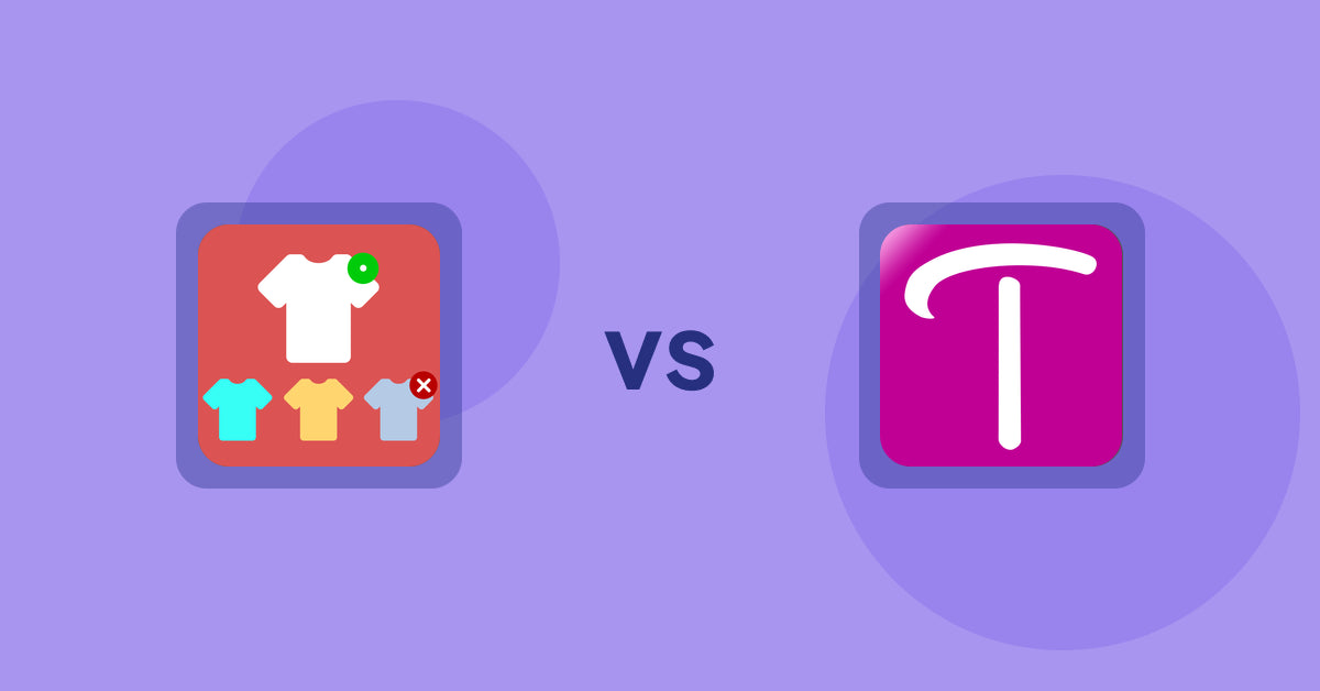 Shopify Product Display Apps: ST: Product & Collection Sort vs WS Transparency