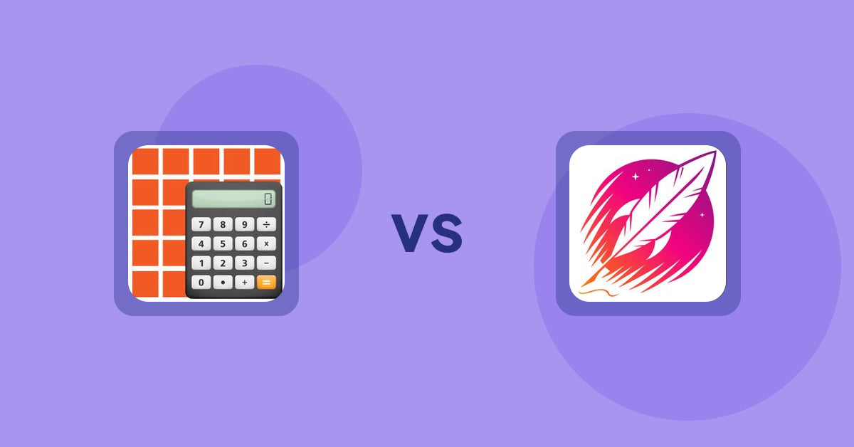 Shopify Product Display Apps: DIY Quantity Calculator vs Wordsmith: Content Generator
