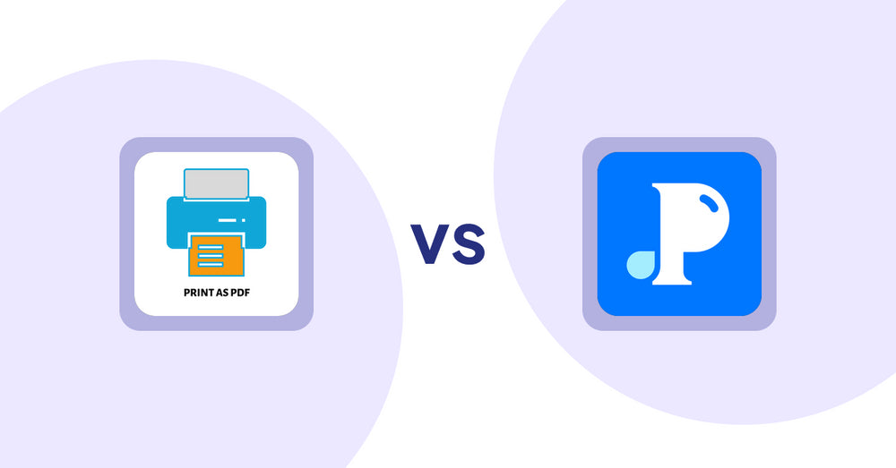 Shopify Product Display Apps: LitPDP ‑ Print as PDF vs Promi Smart Discounts