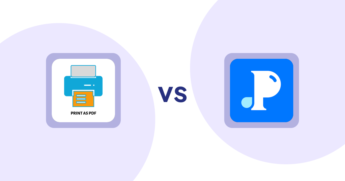 Shopify Product Display Apps: LitPDP ‑ Print as PDF vs Promi Smart Discounts