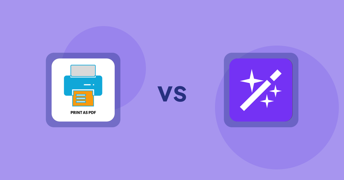 Shopify Product Display Apps: LitPDP ‑ Print as PDF vs Magi ‑ AI Write Description