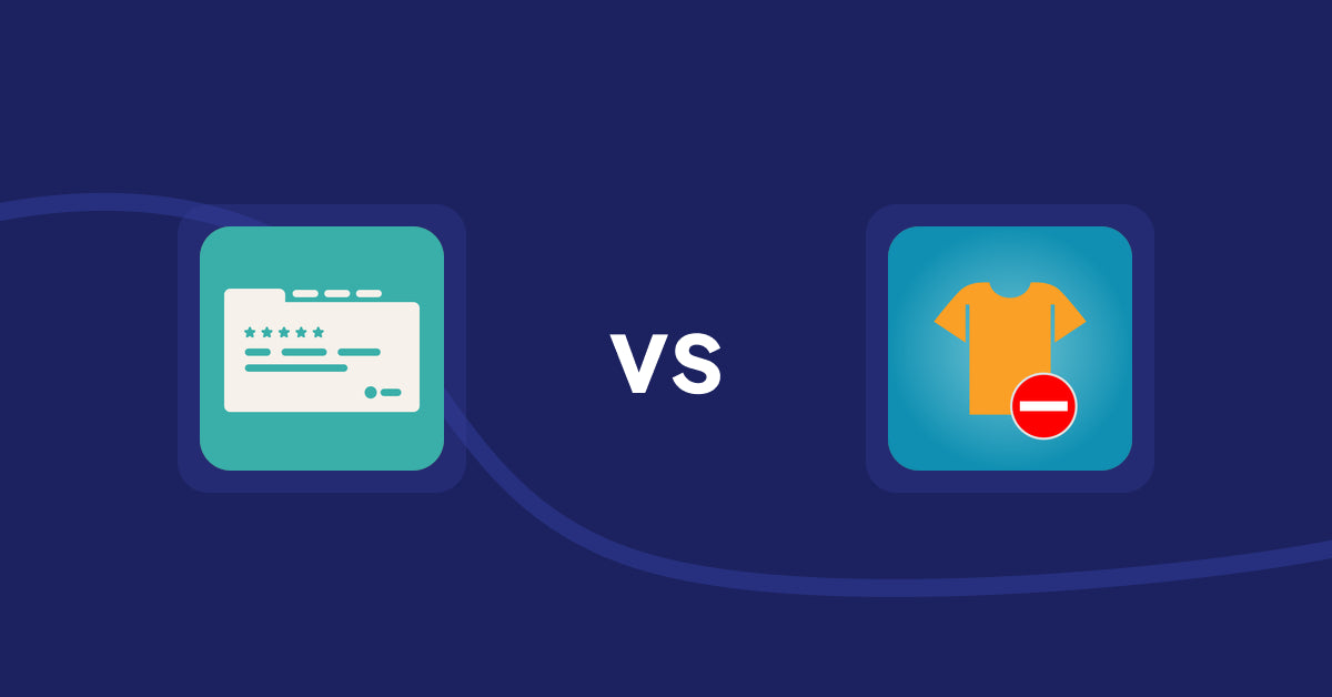 Shopify Product Display Apps: Smart Tabs ‑ Product Tabs vs Products Unavailable
