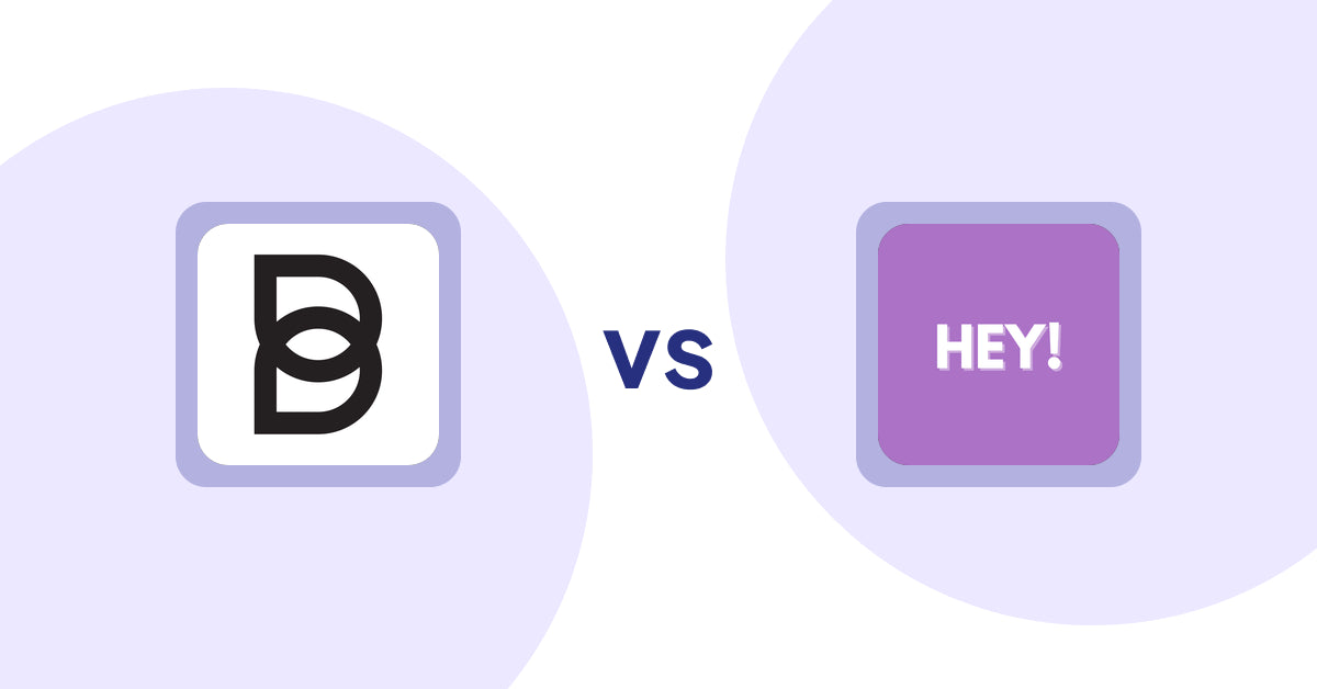 Shopify Product Display Apps: Botika: AI Models Pro Photos vs Hey! Product Page Banner & Text