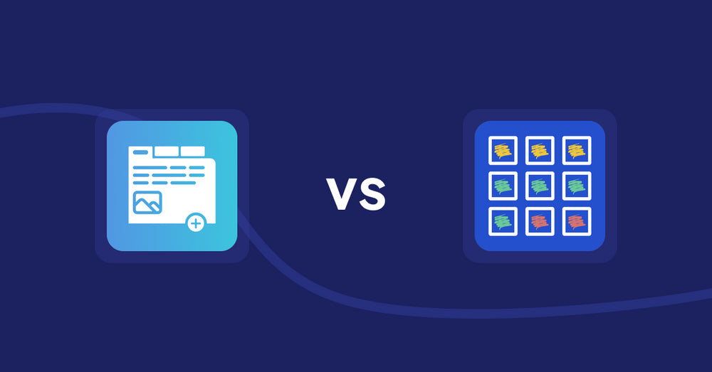 Shopify Product Display Apps: Advanced Product Tabs vs. Pixc: Visual Merchandising