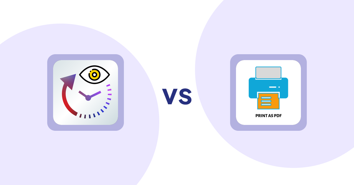 Shopify Product Display Apps: JustViewed ‑ Recently Products vs. LitPDP ‑ Print as PDF