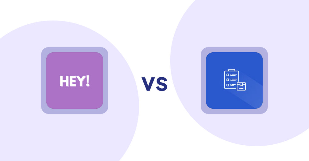 Shopify Product Display Apps: Hey! Product Page Banner & Text vs. Addify ‑ Products Table List