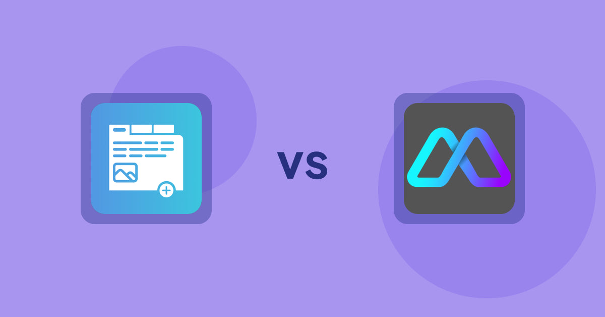 Shopify Product Display Apps: Advanced Product Tabs vs Metadrob: Create Virtual Store