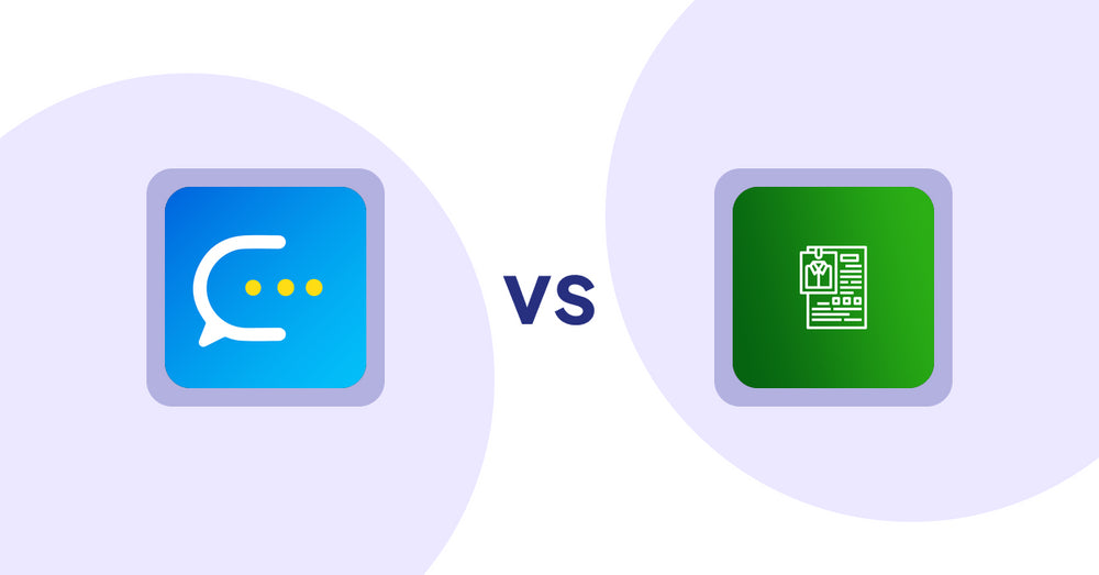 Shopify Product Display Apps: Advance AI Copywriter vs OC Product Size Chart