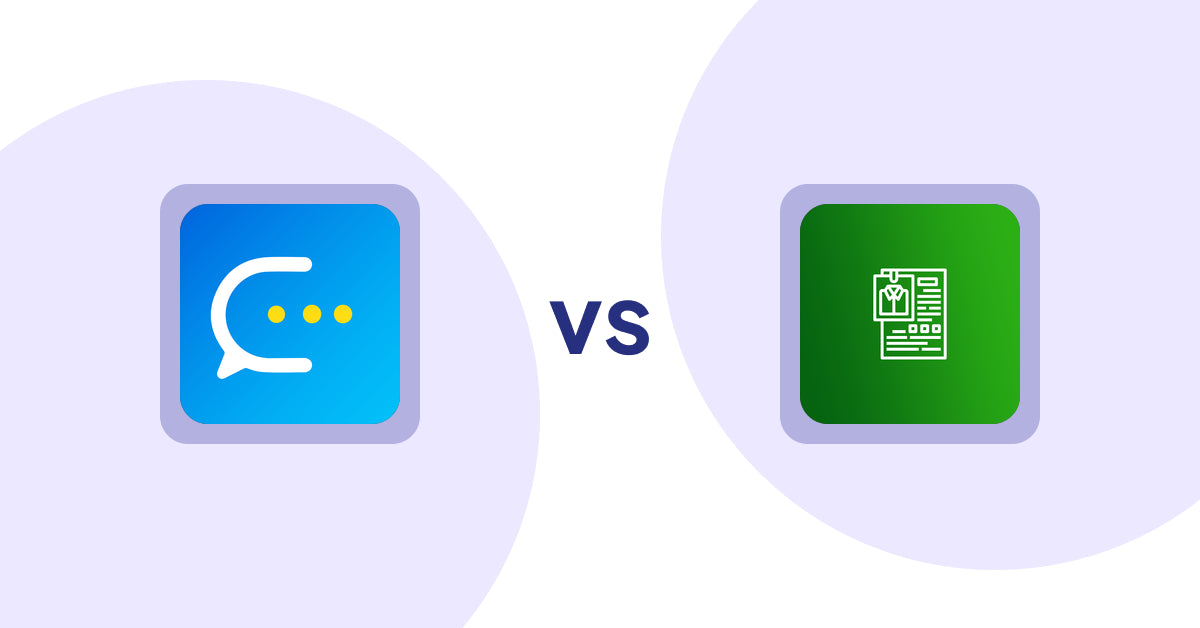Shopify Product Display Apps: Advance AI Copywriter vs OC Product Size Chart