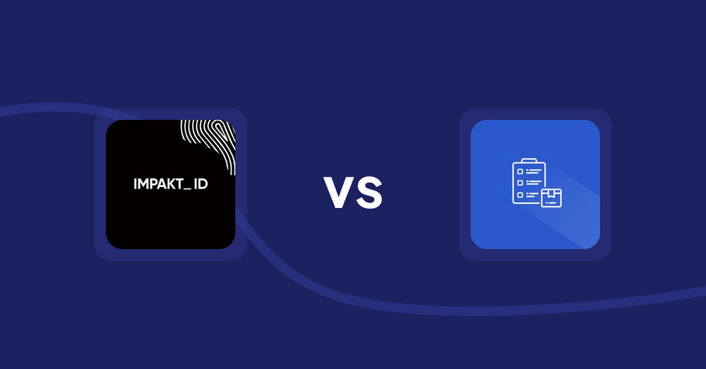 Shopify Product Display Apps: IMPAKT ID: Fashion CO2 Tracker vs Addify ‑ Products Table List