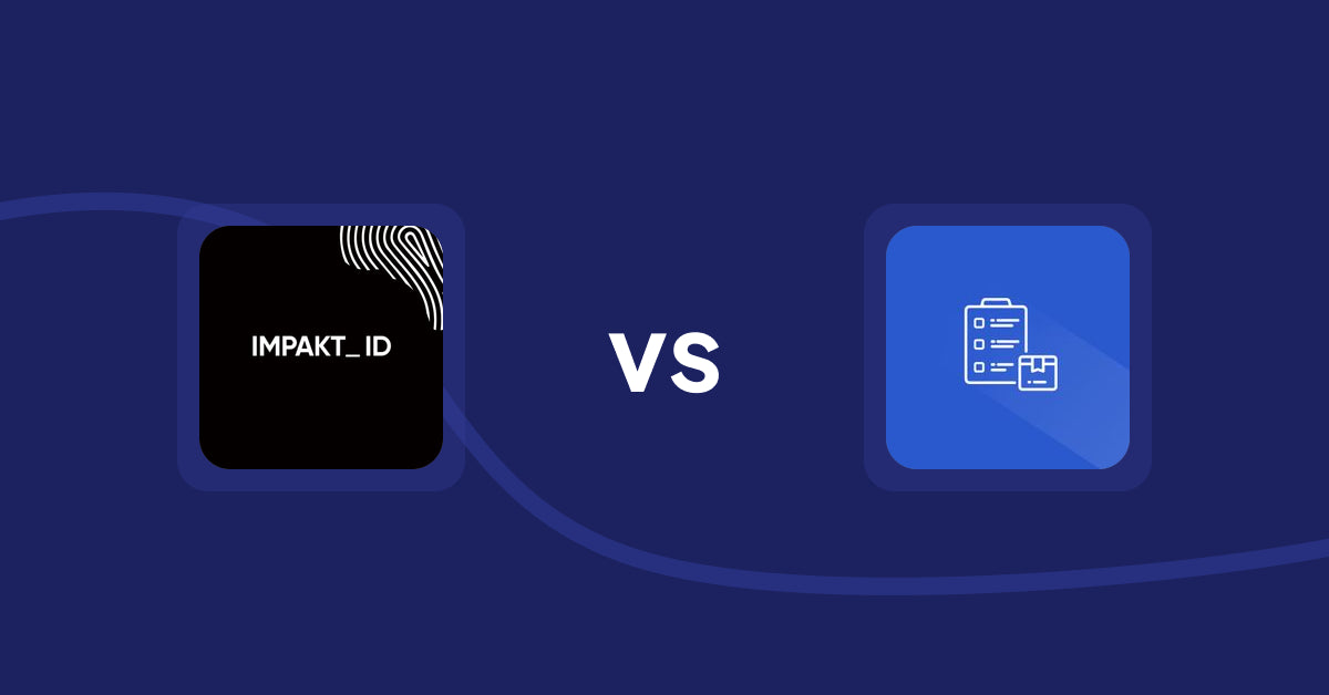 Shopify Product Display Apps: IMPAKT ID: Fashion CO2 Tracker vs Addify ‑ Products Table List