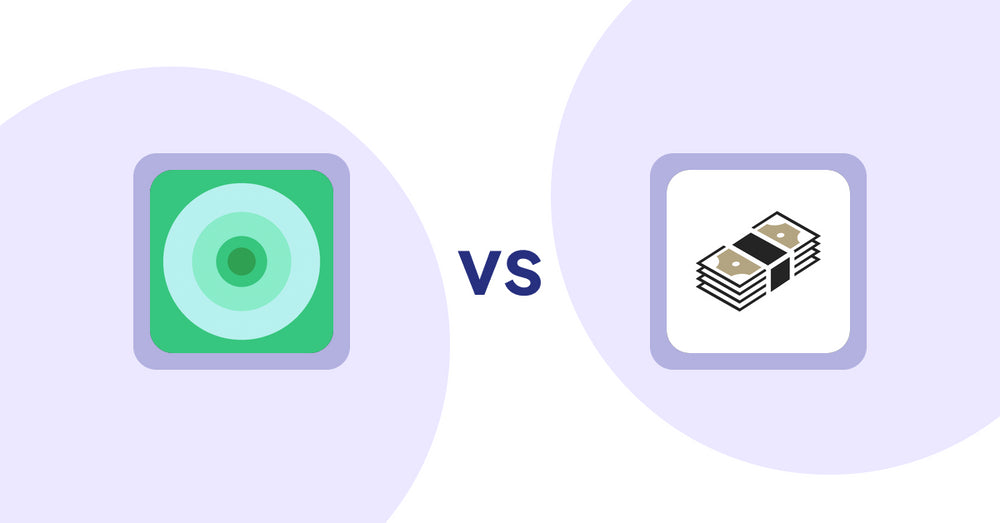 Shopify Product Display Apps: Hey!Scarcity Low Stock Counter vs シンプルクラウドファンディング｜お手軽自社クラファン