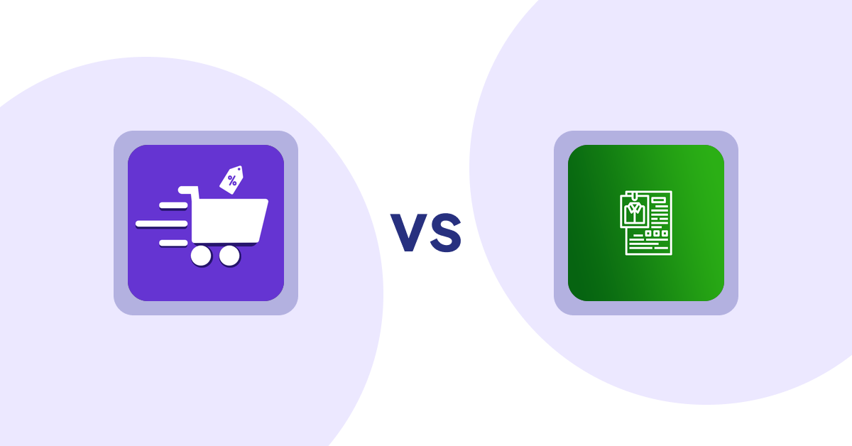 Shopify Product Display Apps: Cypher Bulk Order Page & Price vs OC Product Size Chart
