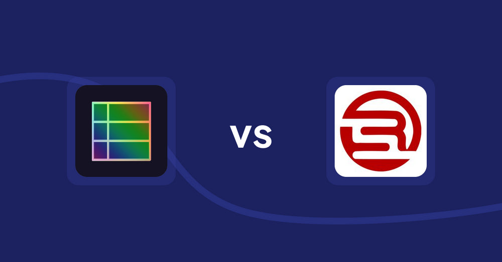 Shopify Product Display Apps: TableFlow Specification Table vs. Robosize: AI Size Recommender