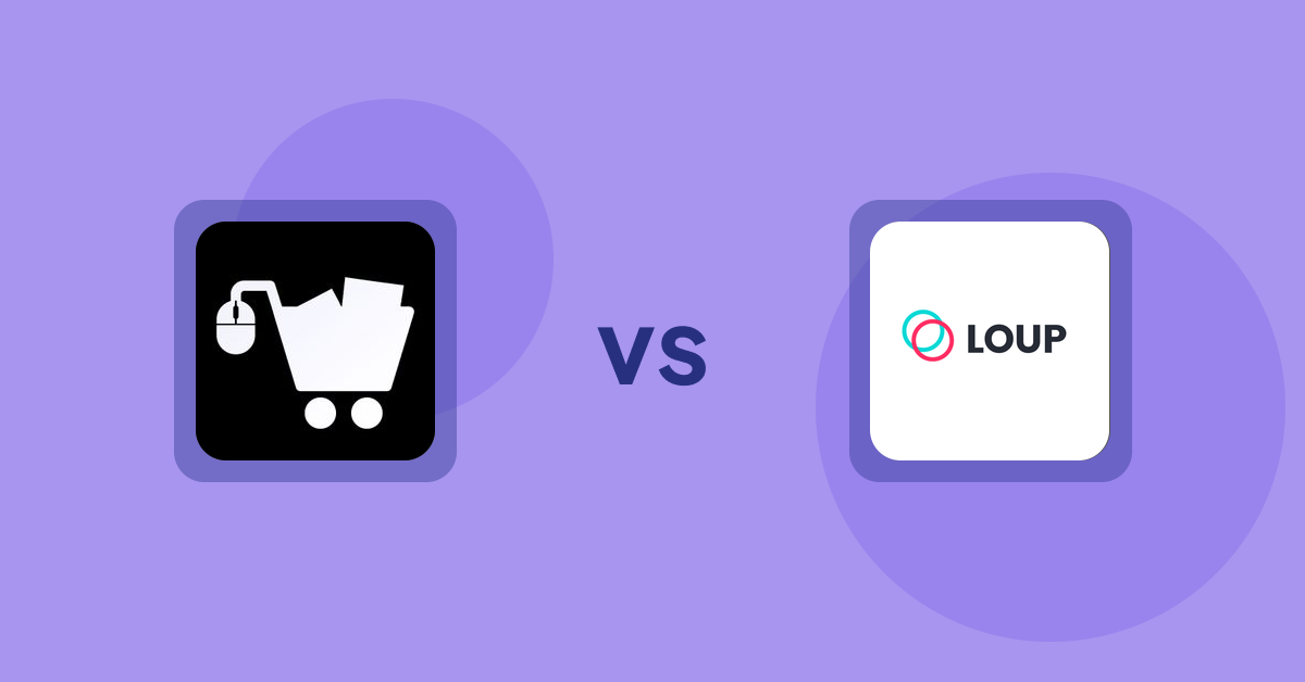 Shopify Product Display Apps: LM Add To Cart Sticky vs Loup: Sell on Instagram