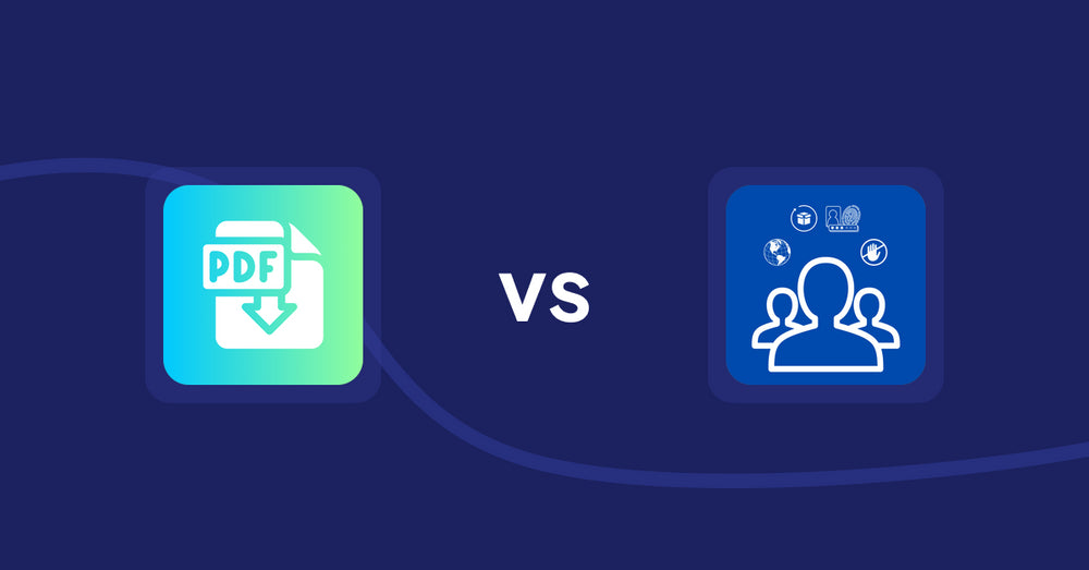 Shopify Product Display Apps: Hukify ‑ PDF Catalog Printer vs Customer's Products Manager