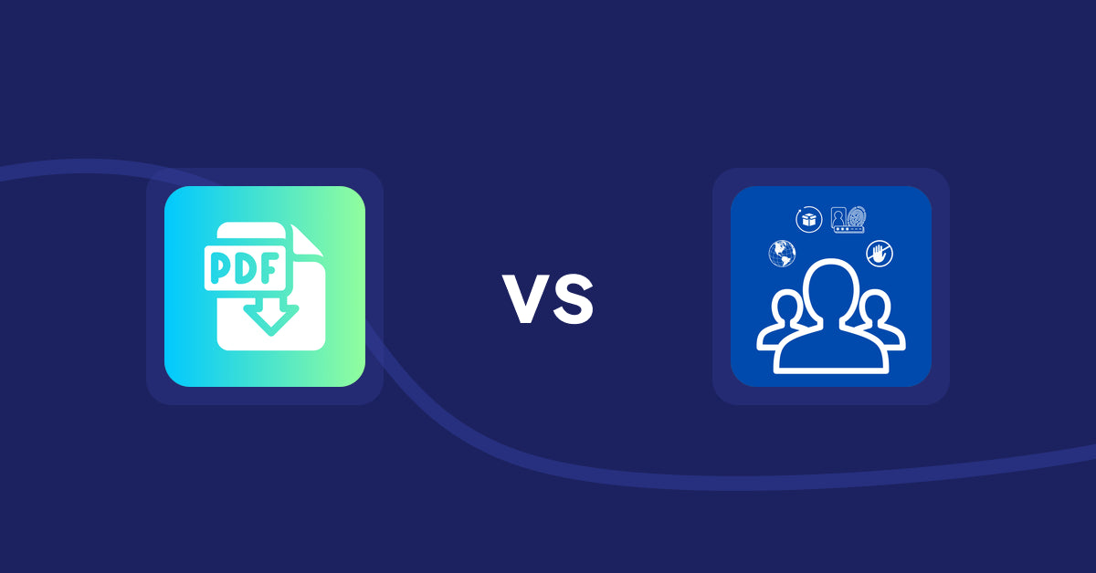 Shopify Product Display Apps: Hukify ‑ PDF Catalog Printer vs Customer's Products Manager