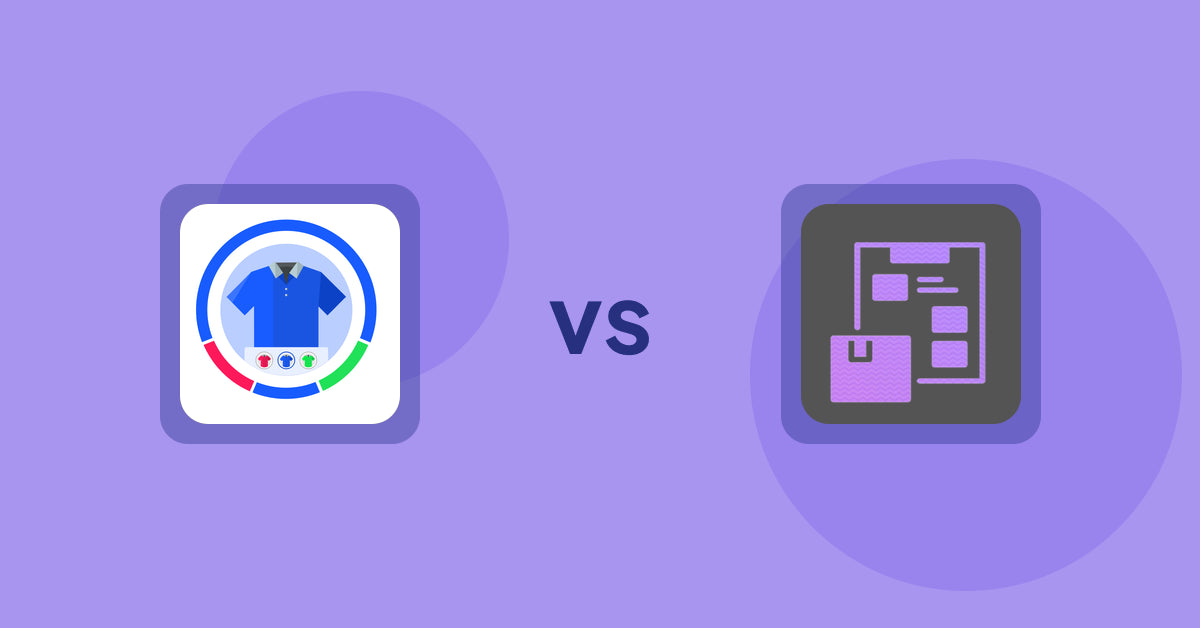 Shopify Product Display Apps: EVS ‑ Easy Variation Swatches vs TezPDF: Product Catalogs