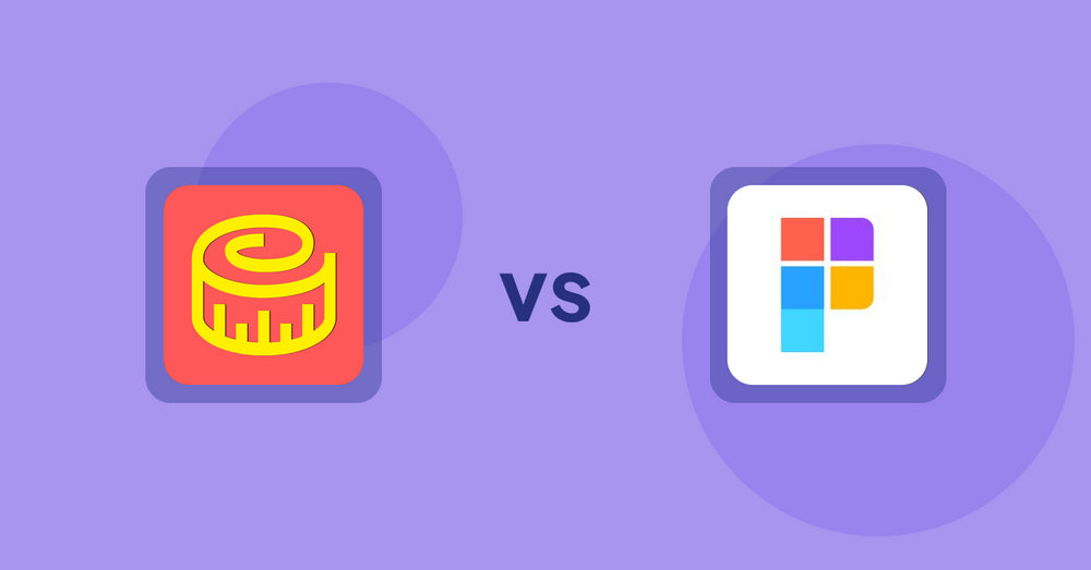 Shopify Product Display Apps: Snake Size Chart & Size Guide vs FloHo Product Carousel