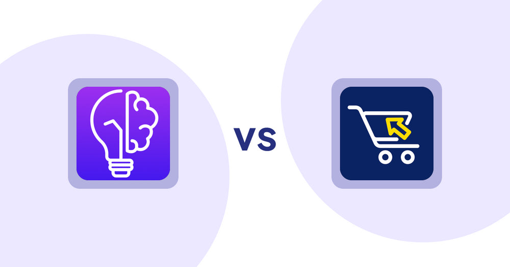 Shopify Product Display Apps: GoWise: AI Product Description vs Swift B2B Cart / CSV Upload