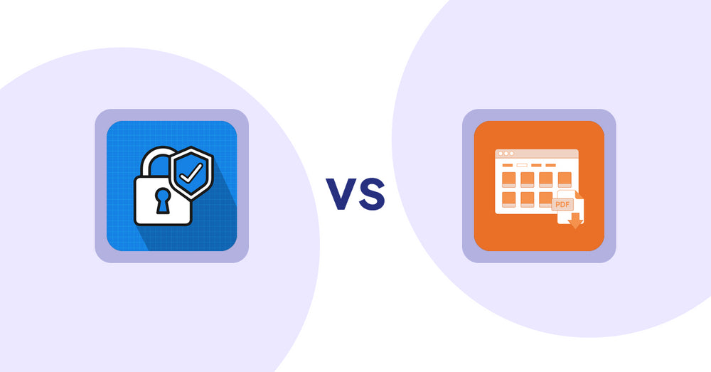 Shopify Product Display Apps: B2B Essential Locks vs Meetanshi PDF Product Catalog