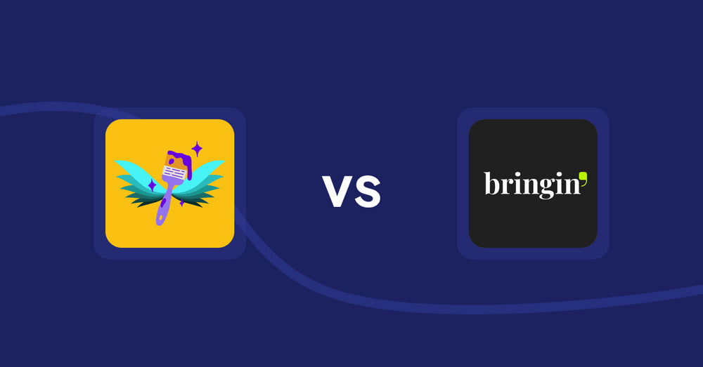 Shopify Product Display Apps: Badgfly ‑ Product Personalizer vs Bringin