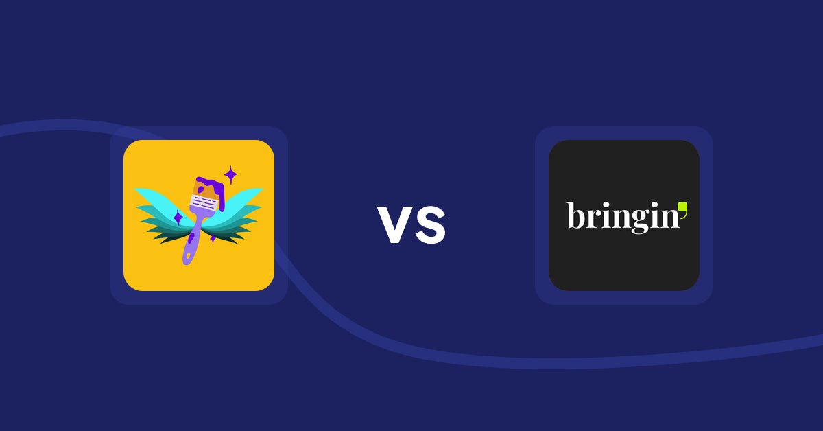Shopify Product Display Apps: Badgfly ‑ Product Personalizer vs Bringin