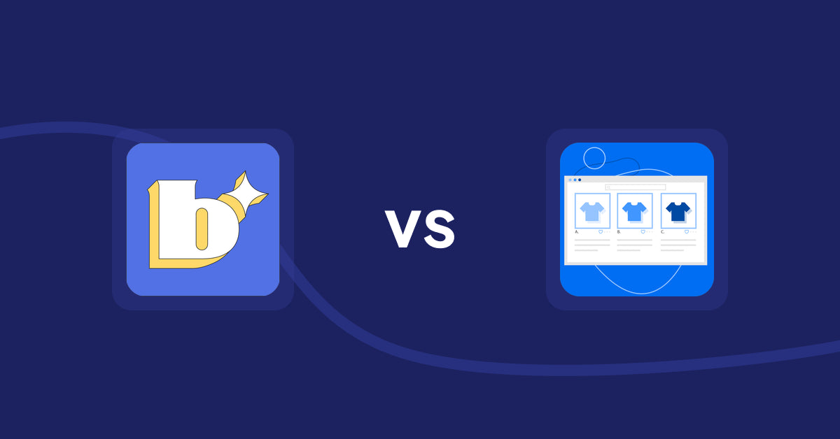 Shopify Product Display Apps: Because: CRO + Personalization vs Hura Product Showcase Builder