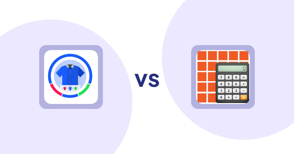 Shopify Product Display Apps: EVS ‑ Easy Variation Swatches vs. DIY Quantity Calculator