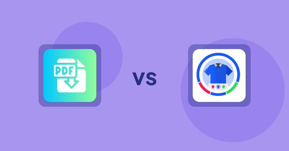 Shopify Product Display Apps: Hukify ‑ PDF Catalog Printer vs. EVS ‑ Easy Variation Swatches