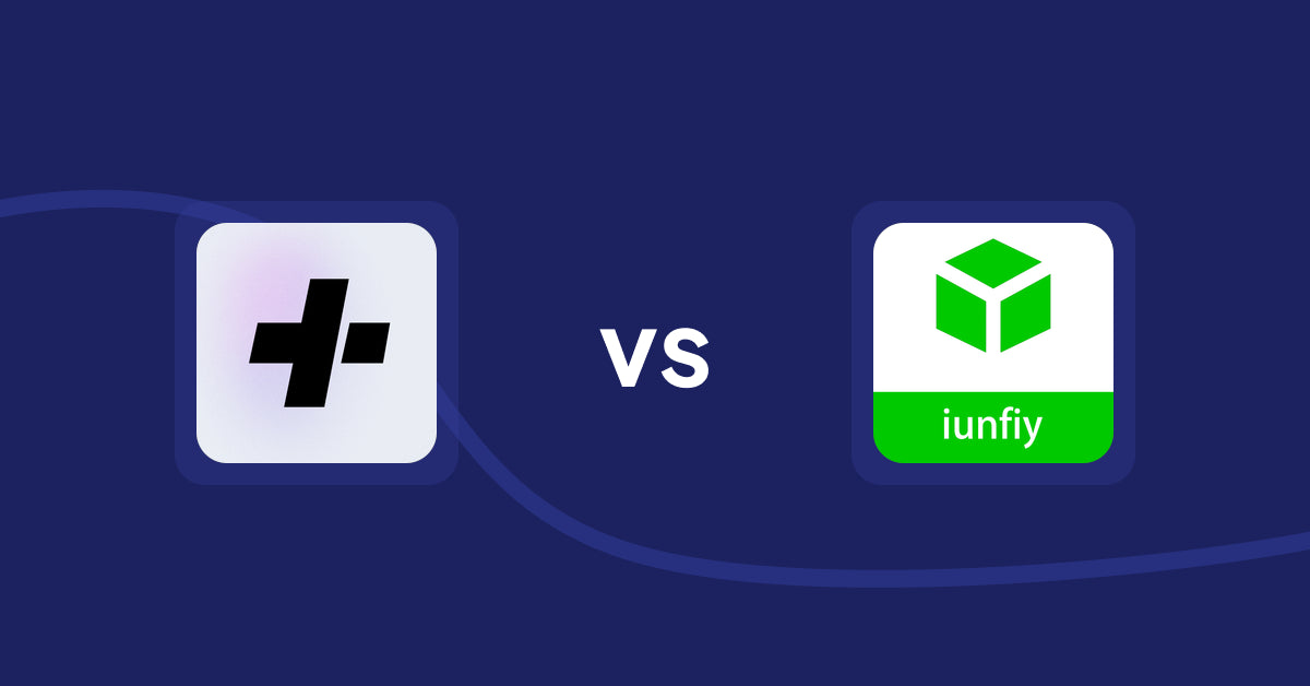 Shopify Product Display Apps: Details+ Specifications Table vs iunfiy • Related Products