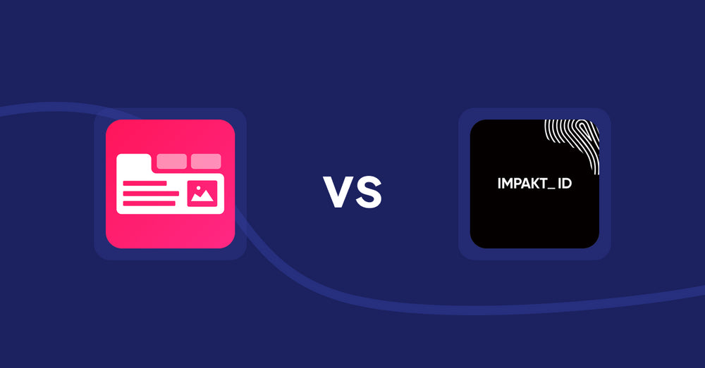 Shopify Product Display Apps: Tabs+ Product Descriptions vs. IMPAKT ID: fashion CO2 tracker