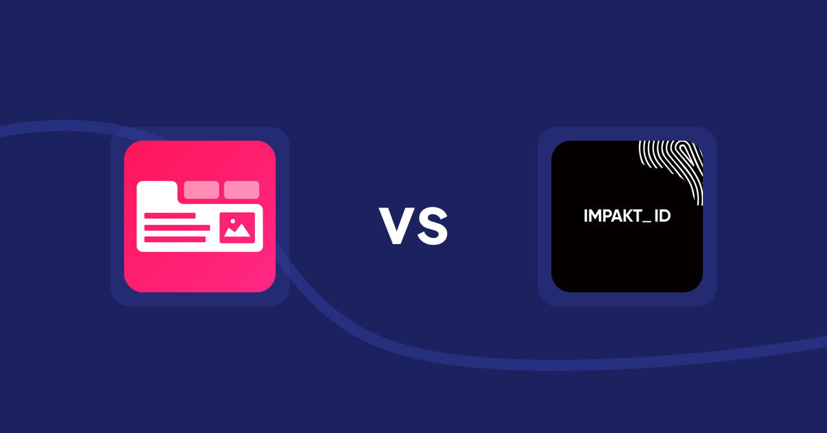 Shopify Product Display Apps: Tabs+ Product Descriptions vs. IMPAKT ID: fashion CO2 tracker