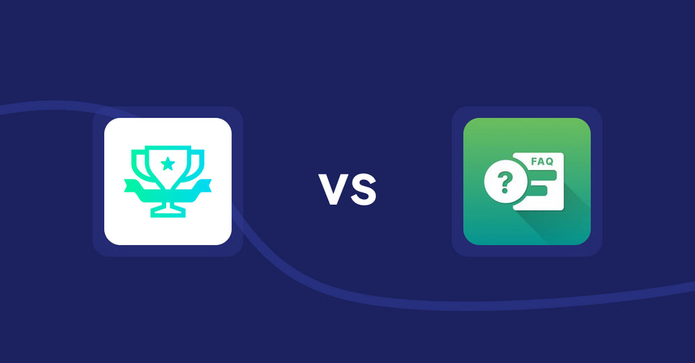 Shopify Product Display Apps: らくらくランキング表示アプリ｜リテリア Ranking vs FAQ Expert: Product FAQ