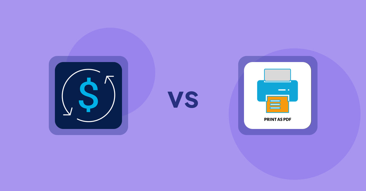 Shopify Product Display Apps: Bestsellers reSort vs. LitPDP ‑ Print as PDF