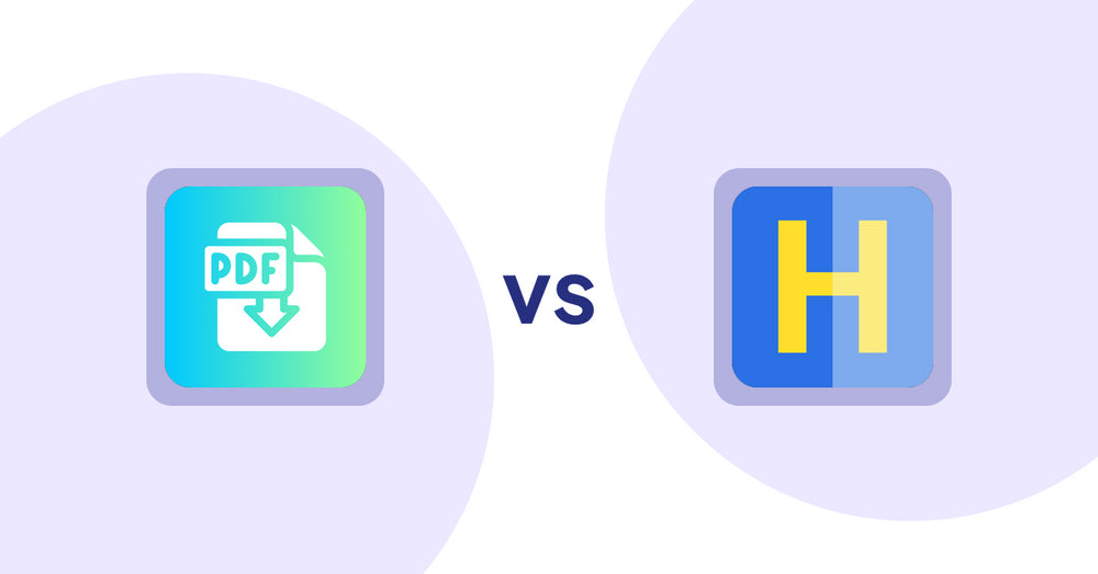 Shopify Product Display Apps: Hukify ‑ PDF Catalog Printer vs HiVar: Hide Sold Out Variants